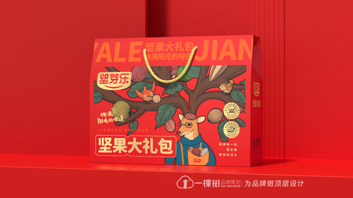 堅(jiān)芽樂(lè) X 一棵樹(shù)品牌 / 禮盒設(shè)計(jì)