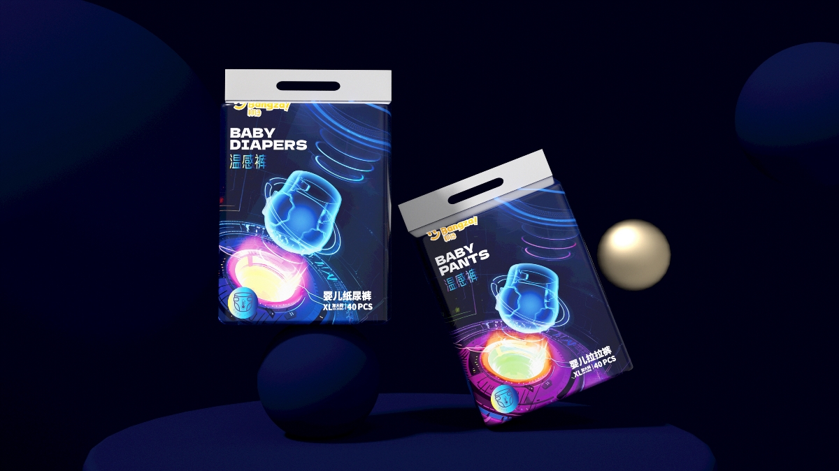 紙尿褲包裝設計