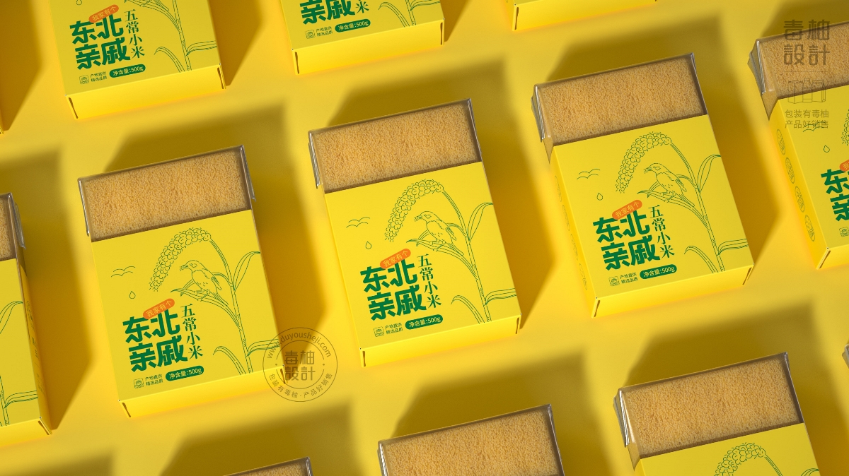 五常大米包裝設(shè)計|毒柚包裝設(shè)計