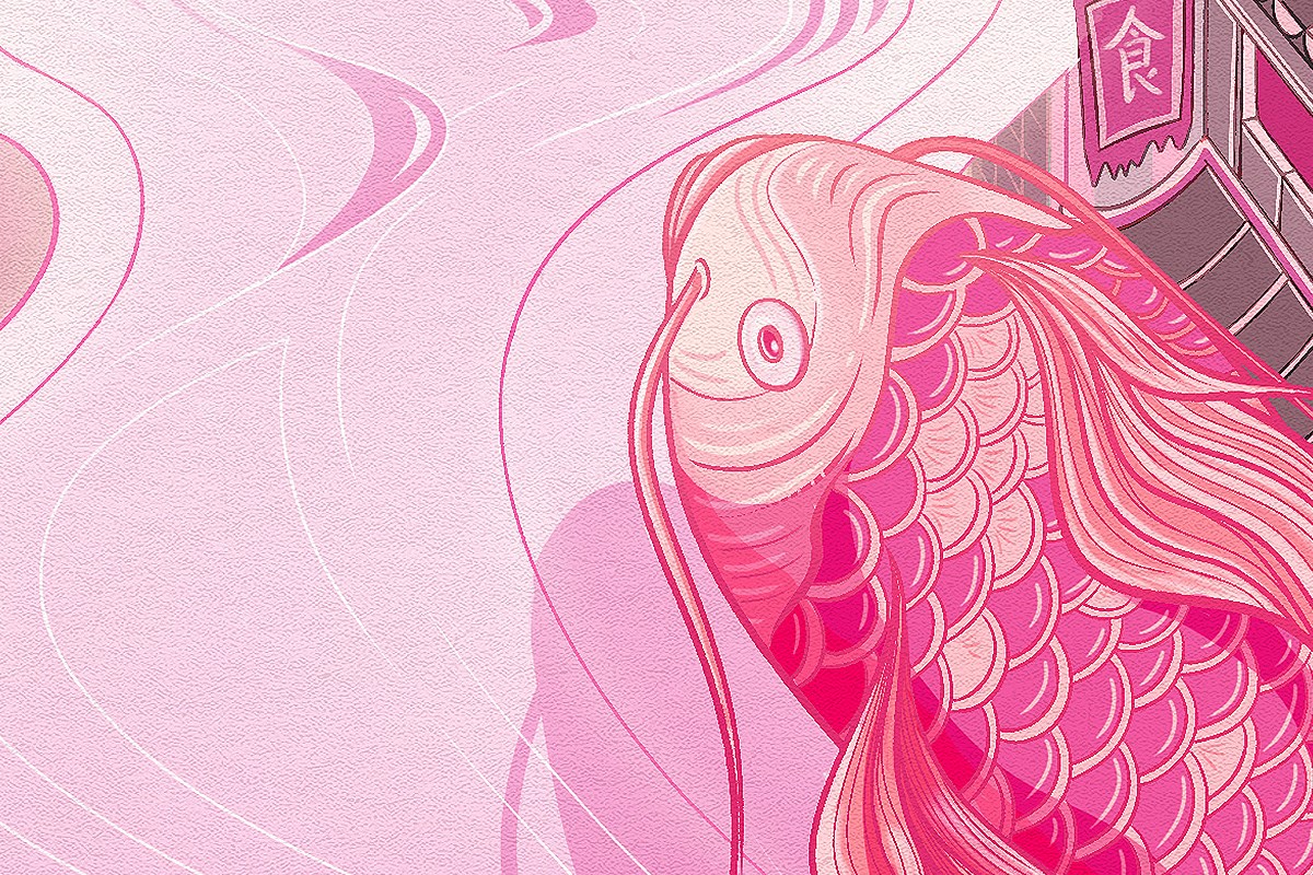 一款食品海報的插畫設計