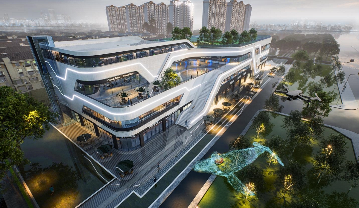 農(nóng)貿(mào)市場建筑設計案列|溫嶺上林村智慧農(nóng)貿(mào)市場