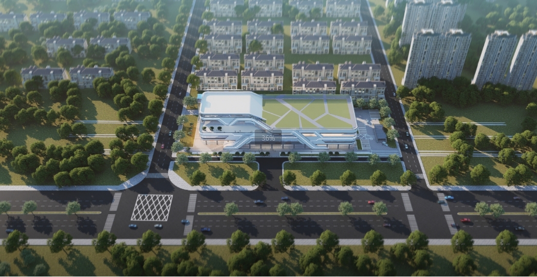 農(nóng)貿(mào)市場建筑設計案列|溫嶺上林村智慧農(nóng)貿(mào)市場