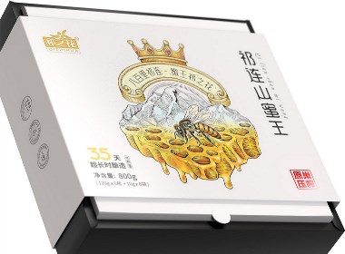 祁連山高端蜂蜜包裝設計