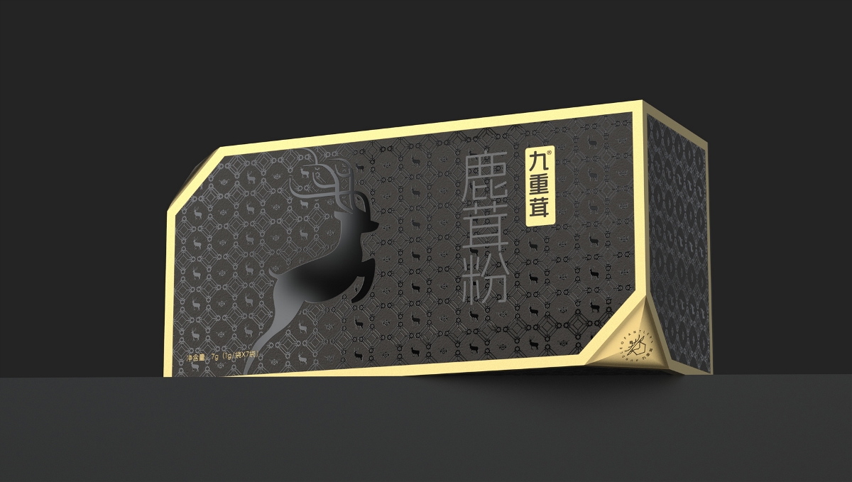 鹿茸粉包裝設(shè)計 鹿茸產(chǎn)品包裝設(shè)計 保健品包裝設(shè)計