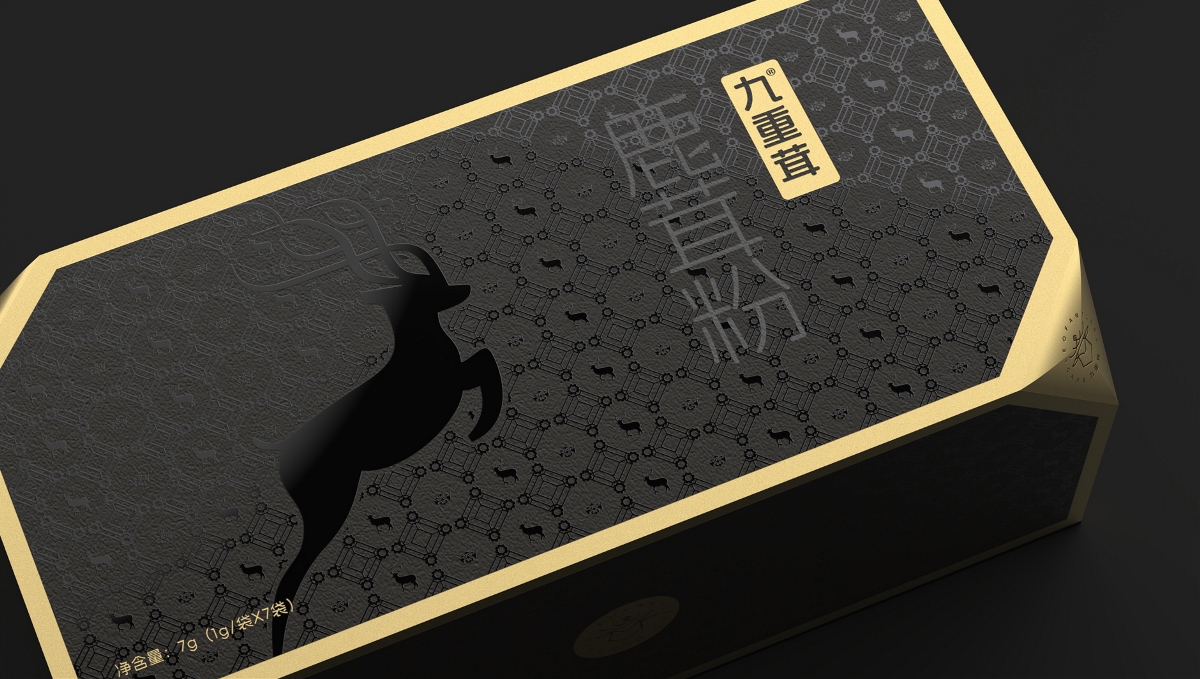 鹿茸粉包裝設(shè)計 鹿茸產(chǎn)品包裝設(shè)計 保健品包裝設(shè)計