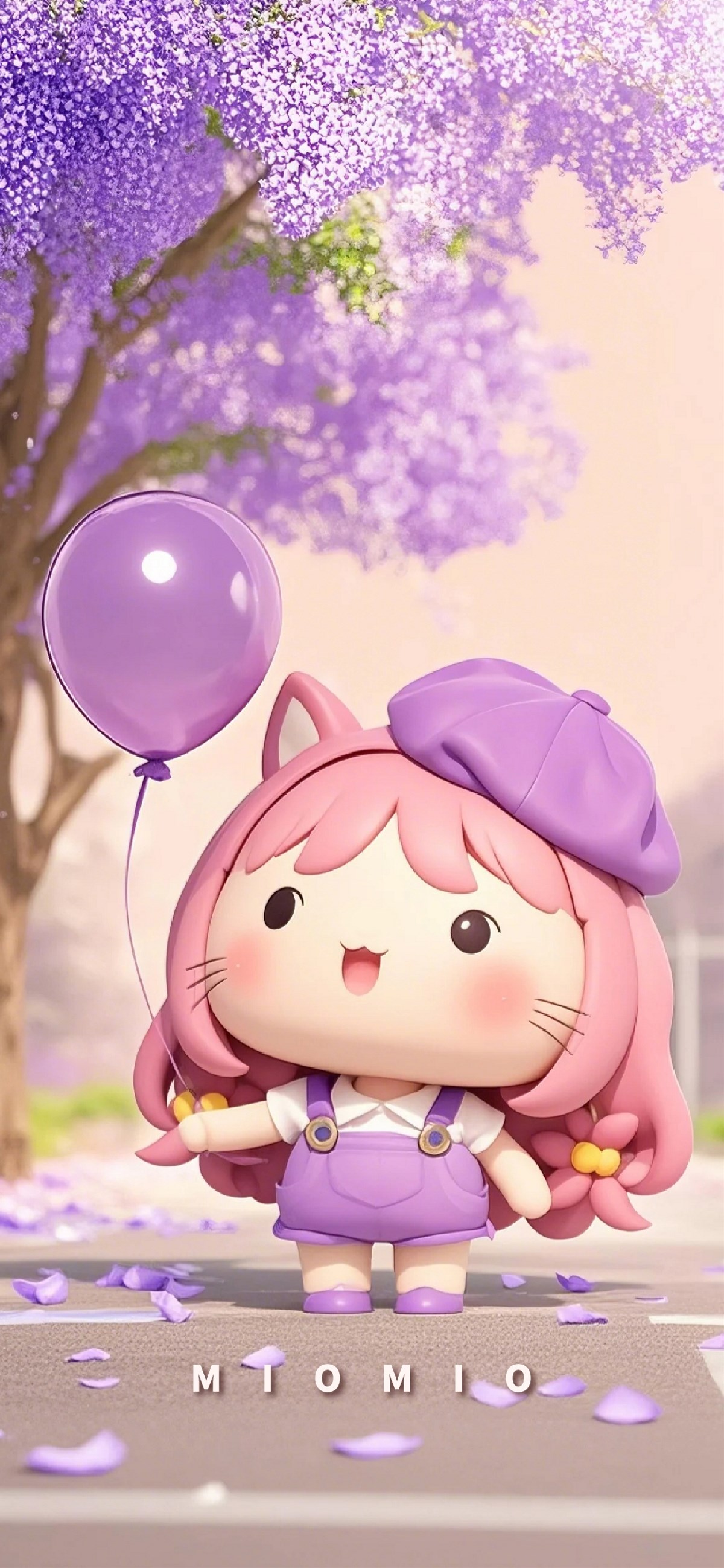 喵星少女與花