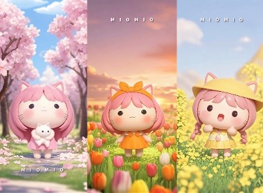 喵星少女與花