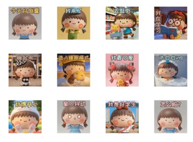 可愛Kiki日常3D表情