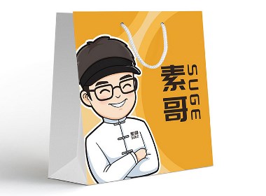 食品LOGO卡通男生LOGO中式LOGO