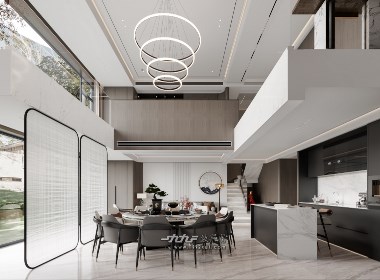 現(xiàn)代客餐廳效果圖表現(xiàn)