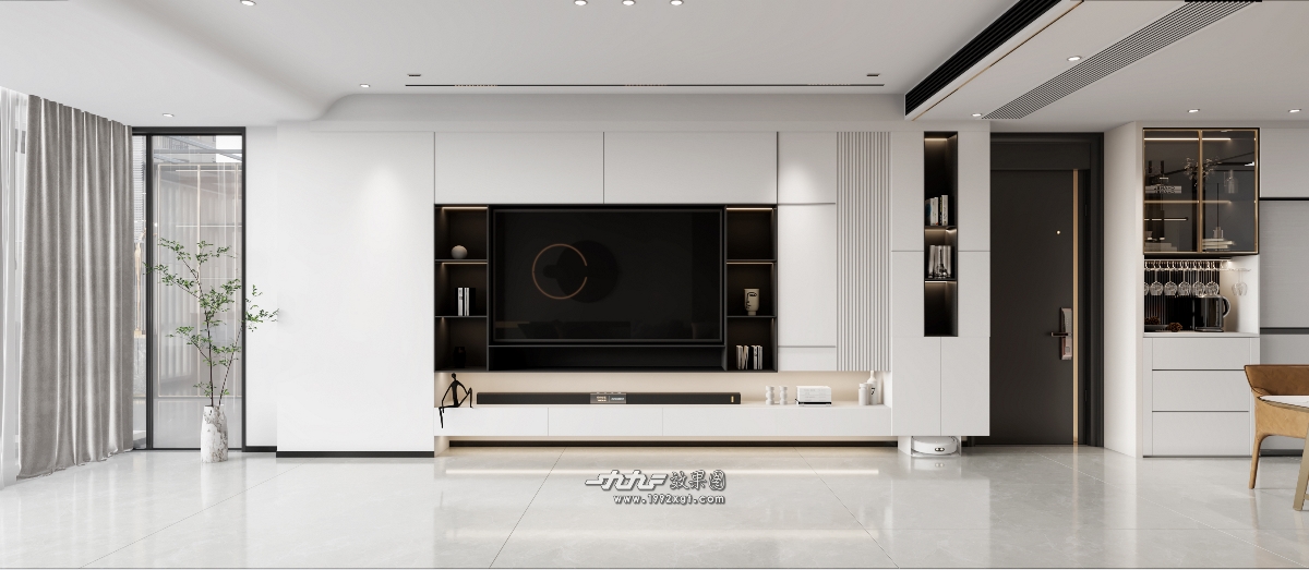 現(xiàn)代客餐廳效果圖表現(xiàn)