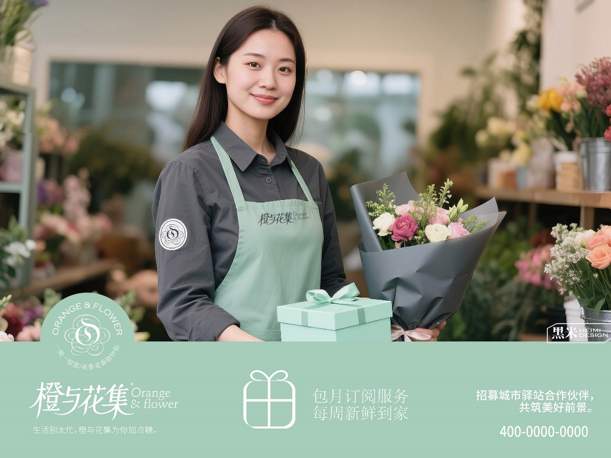橙與花集--品牌形象設計
