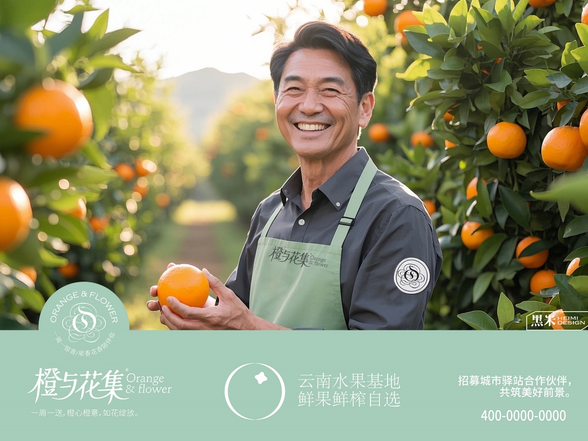 橙與花集--品牌形象設計