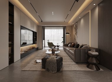 現(xiàn)代輕奢客餐廳臥室效果圖表現(xiàn)