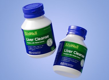 奶蓟草护肝片包装设计 Liver Cleanse Package Design  | Ecowell | 铭睿益创