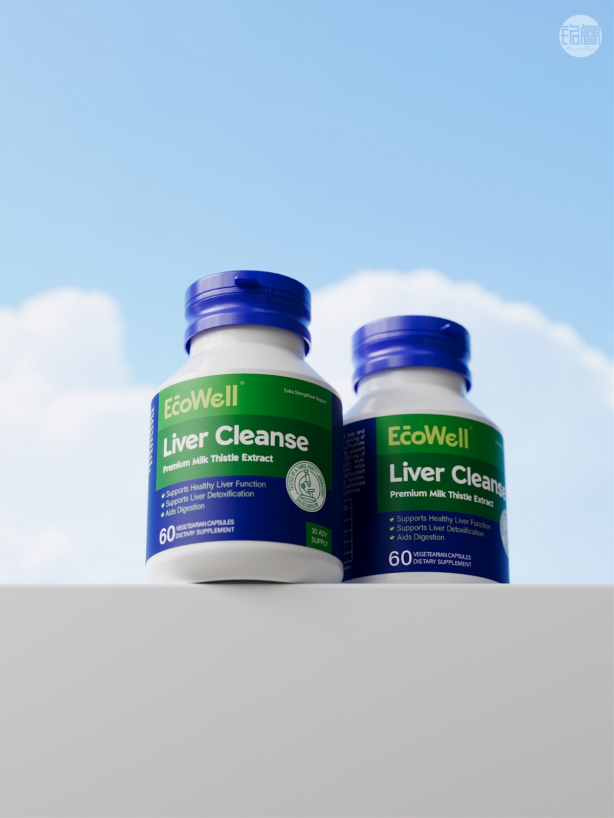 奶薊草護(hù)肝片包裝設(shè)計(jì) Liver Cleanse Package Design  | Ecowell | 銘睿益創(chuàng)