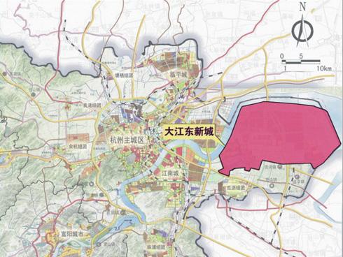 杭州大江东产业集聚区核心区城市设计方案征集