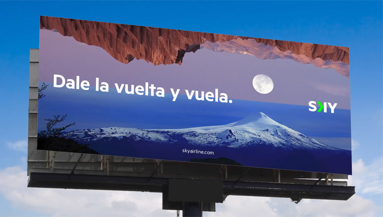 智利天空航空（Sky Airlines）新LOGO宣传海报.jpg