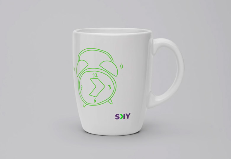 智利天空航空（Sky Airlines）新LOGO茶杯.jpg
