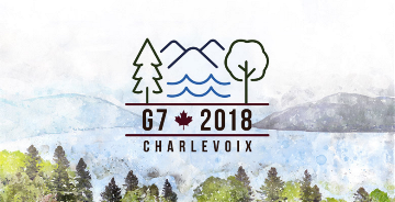 加拿大2018年七国集团峰会G7官方logo发布