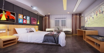 贵州快捷酒店设计客房家具摆放重要性?水木源创设计