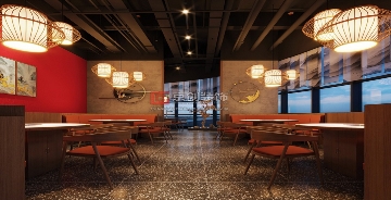 現(xiàn)代餐飲店面裝修設(shè)計【京創(chuàng)裝飾】