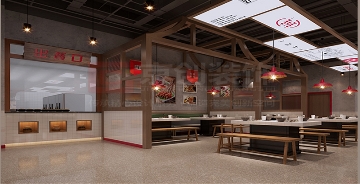 郑州中餐厅设计装修公司，京创装饰专注餐饮空间设计