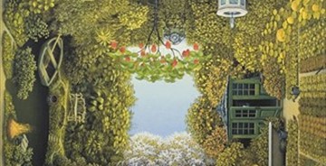 令人眩暈的“四方”插畫