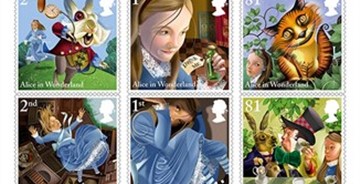 Grahame Baker Smith的愛麗絲夢(mèng)游仙境主題插