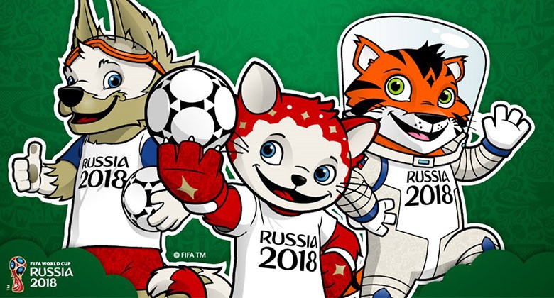 2018年俄罗斯世界杯三个候选吉祥物揭晓并启